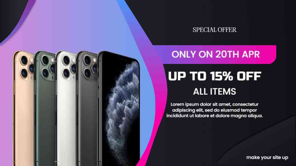 Exclusive iPhone Offer Display