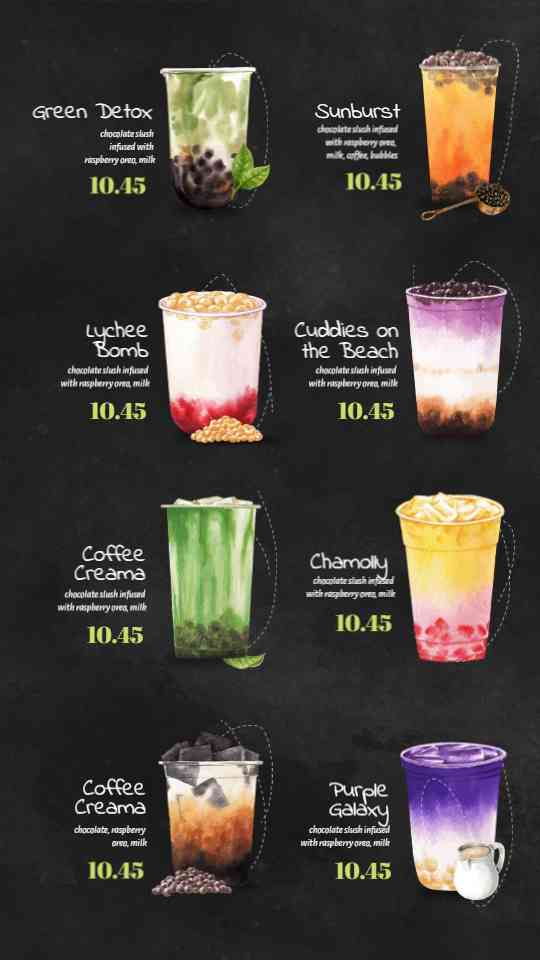 Gourmet Boba & Milk Tea Collection