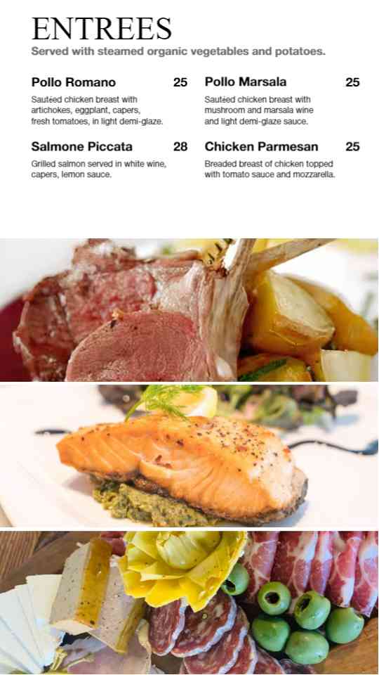 Gourmet Entree Selection