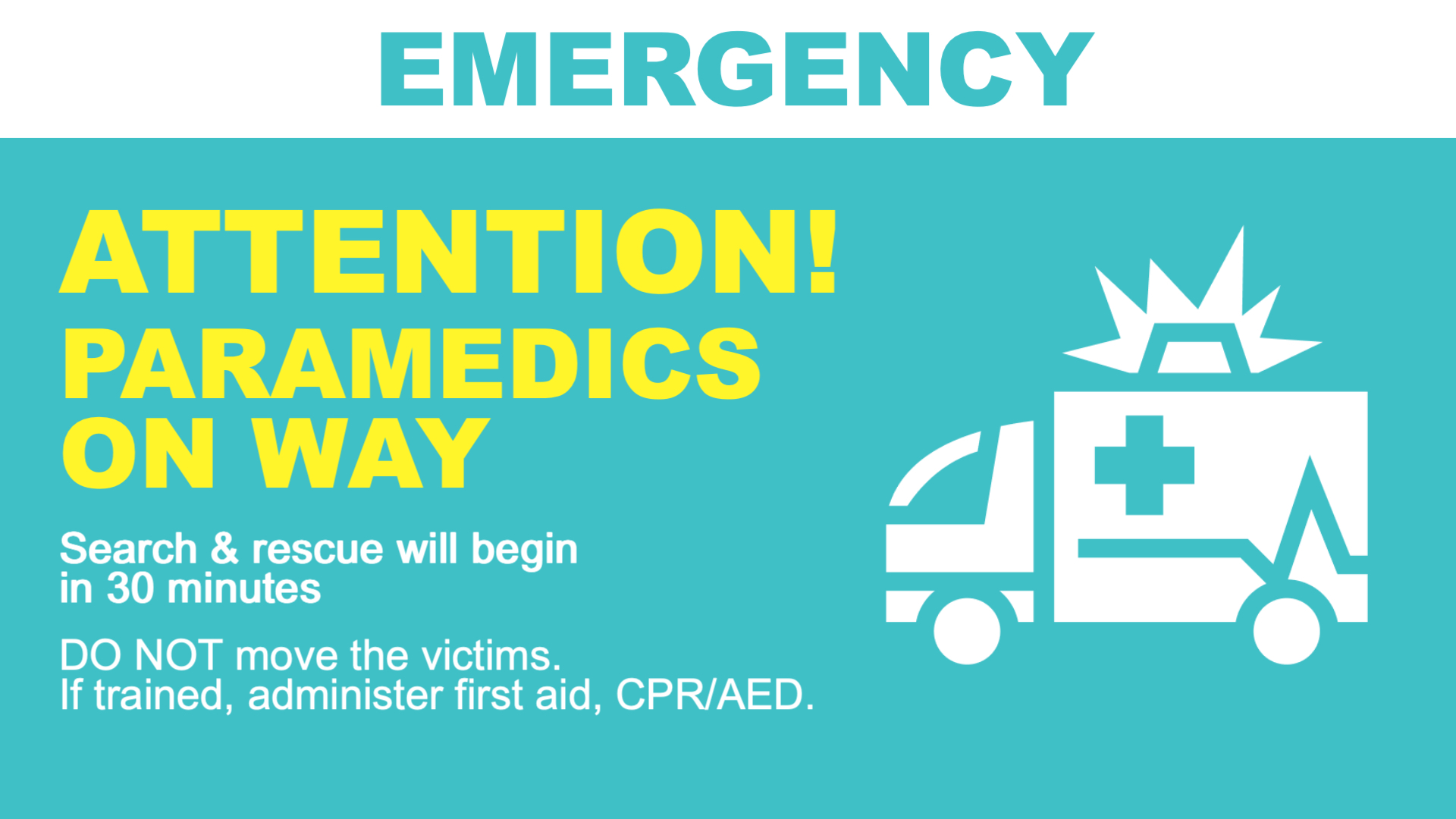 Medical Assistance Arrival Notification