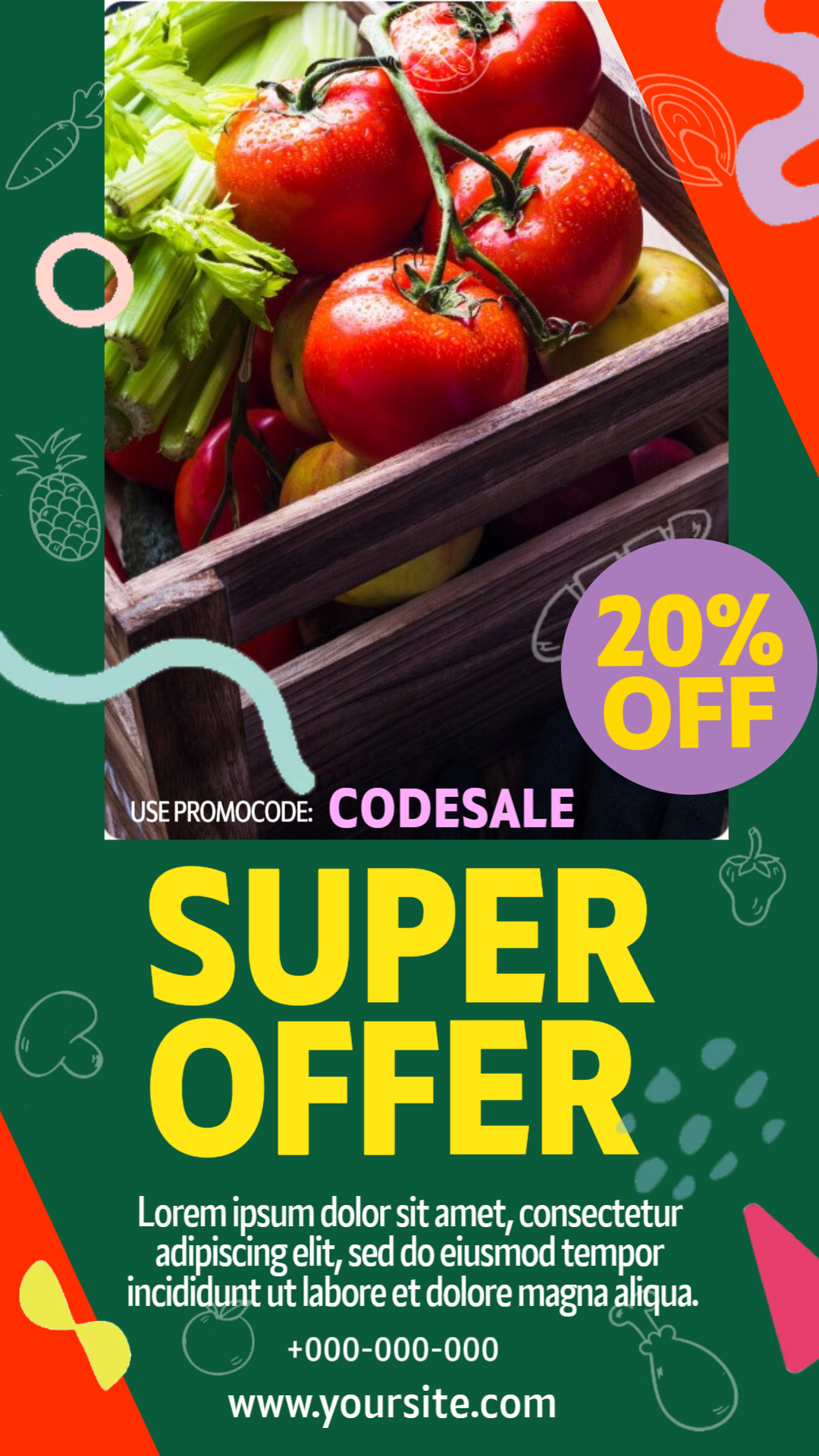 24/7 Store Digital Signage Template – Open Now Layout