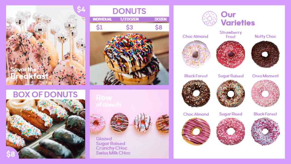 Donut Delights: Colorful & Creative Collection
