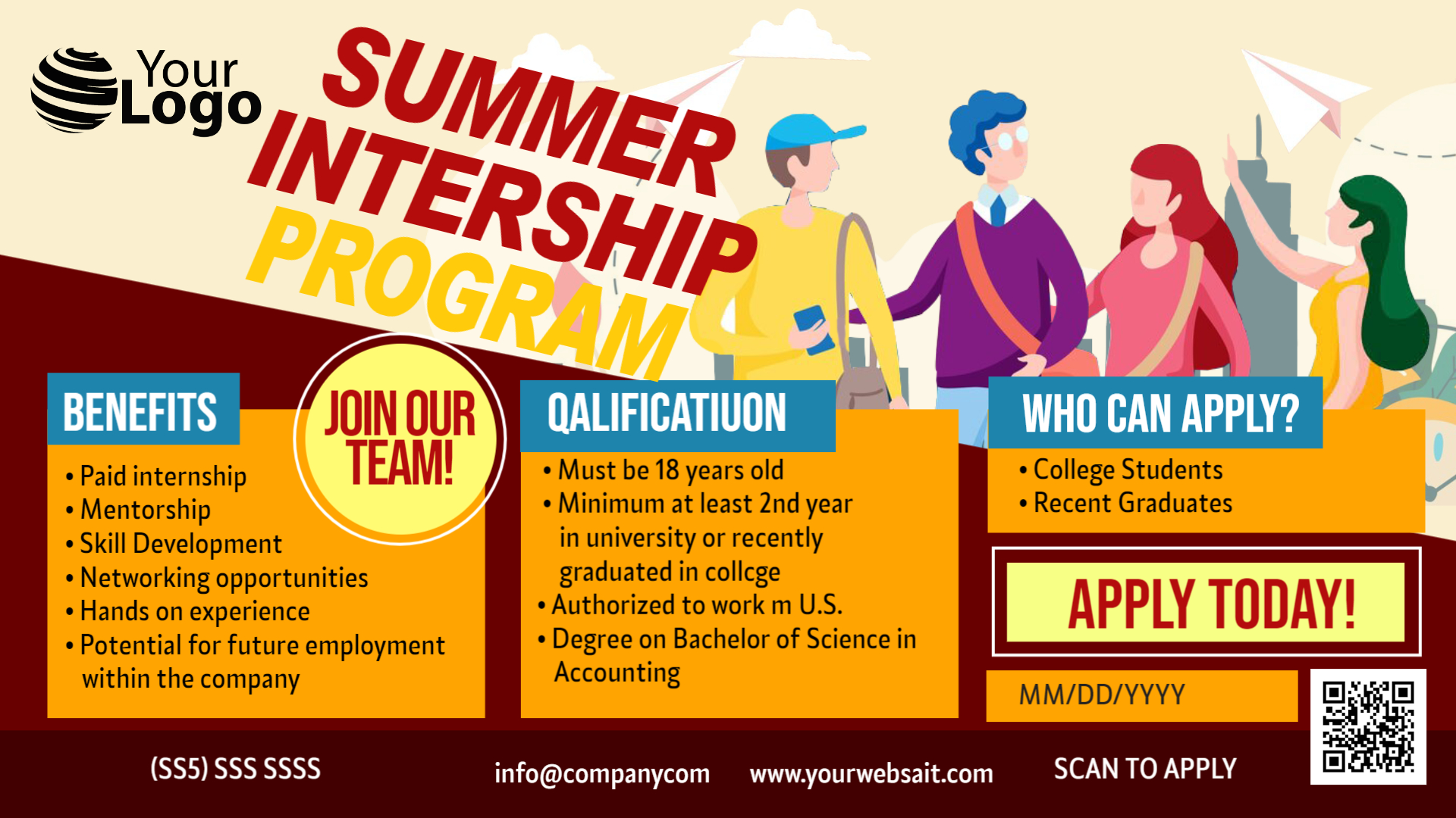 Summer Internship Program Invitation