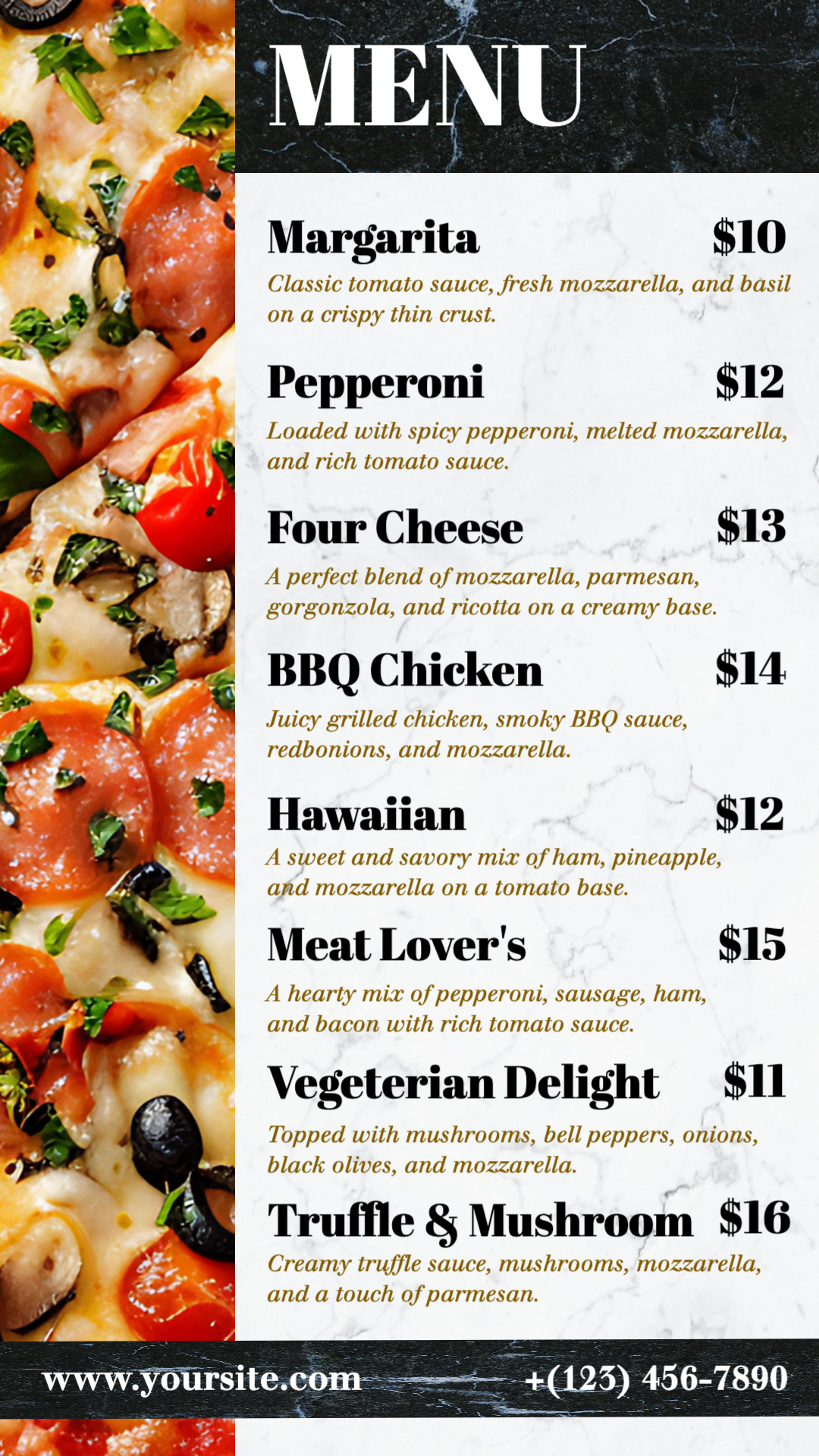 Fresh & Hot Pizza Screens