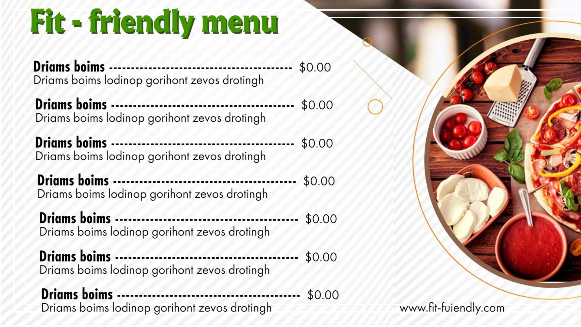 Fresh and Flavorful Daily Specials Menu