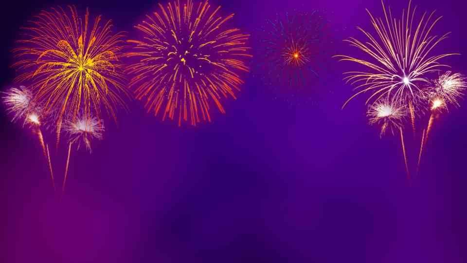 Festive Fireworks Event Background