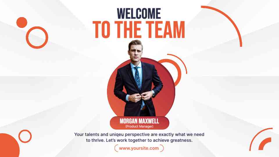 New Team Member Introduction Template