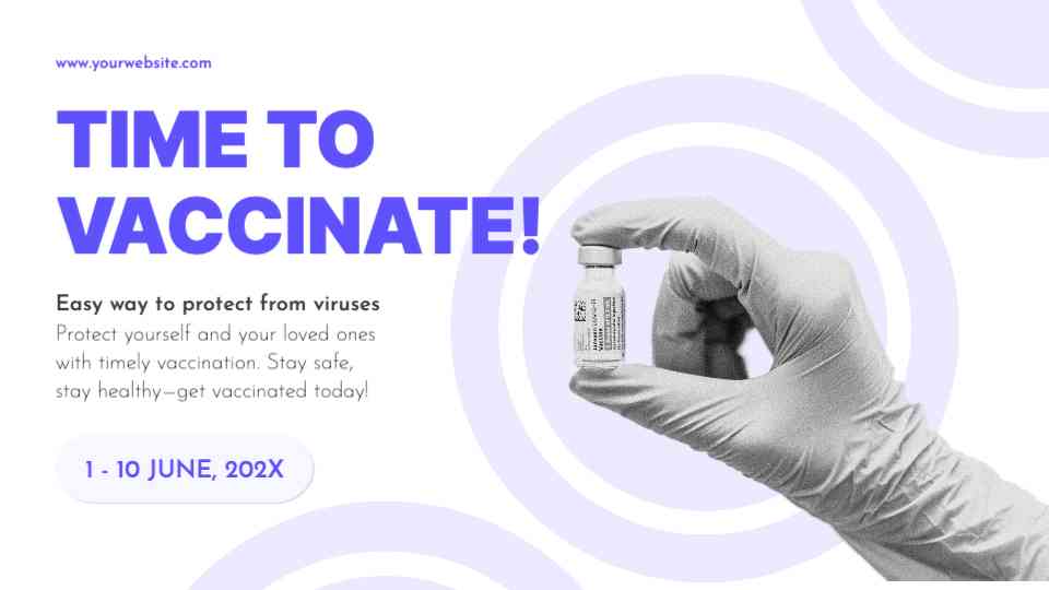 Vaccination Awareness and Information Flyer Template