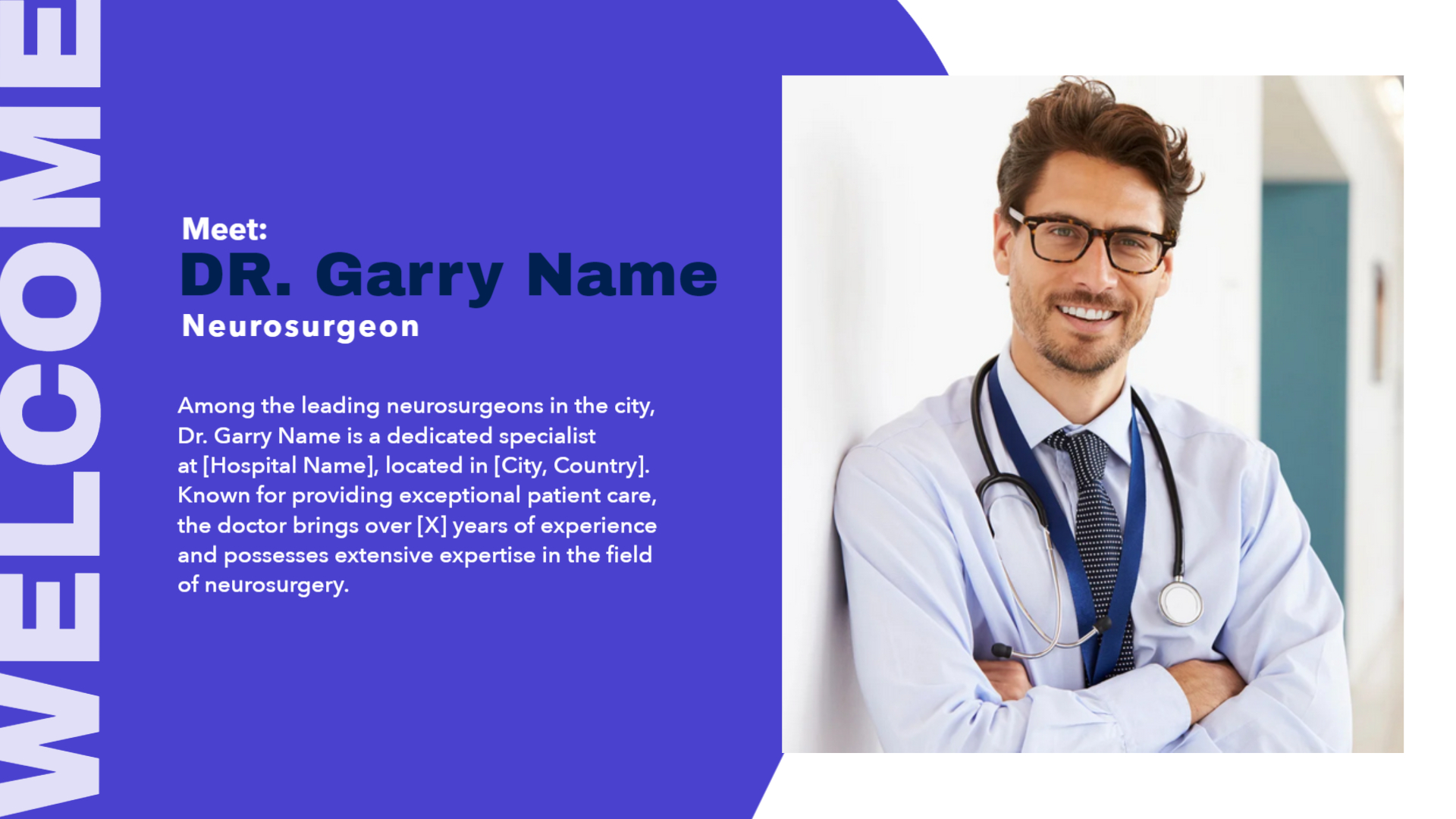 Expert Physician Profile Display Template