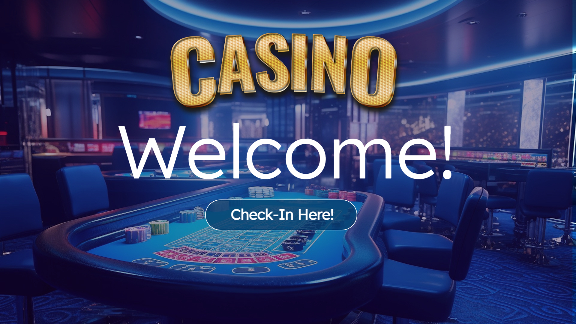 Casino Party Invitation Template – Vegas Style Design
