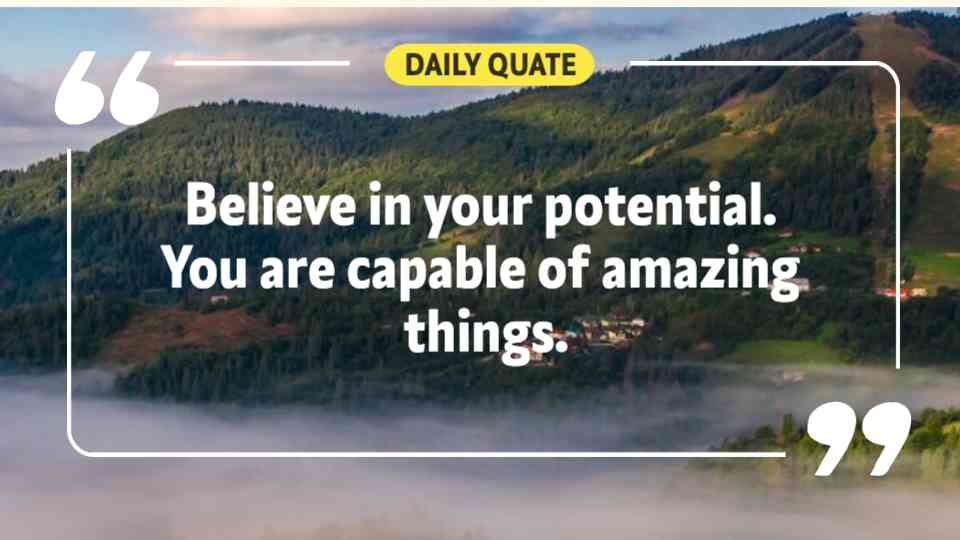 Inspiring Daily Motivational Quote Template