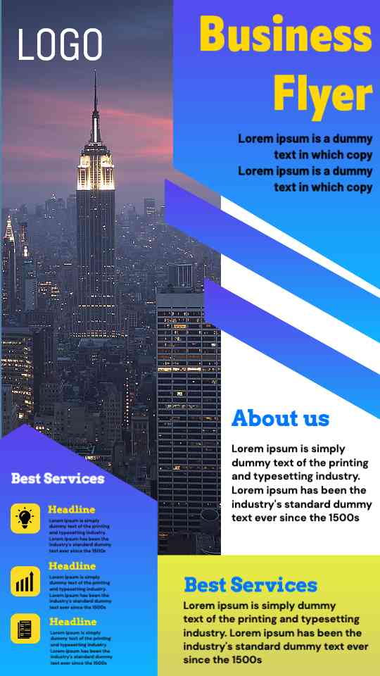 Corporate Service Promo Flyer Templates